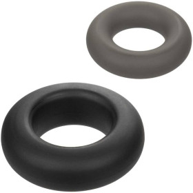 CALIFORNIA EXOTICS - ALPHA PROLONG LOT DE 2 BAGUE GRIS