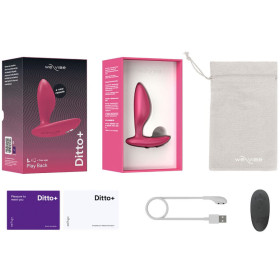 WE-VIBE - DITTO+ VIBRATEUR ANAL PLUG ROSE