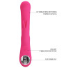 PRETTY LOVE - VIBRATEUR LAMAR LAPIN ET POINT G ROSE