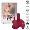 CALIFORNIA EXOTICS - RIDER MASSAGER DOUBLE MOTEUR TÉLÉCOMMANDE ROUGE