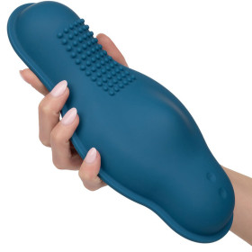 CALIFORNIA EXOTICS - RIDER MASSAGER DOUBLE MOTEUR TÉLÉCOMMANDE BLEU