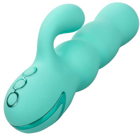 CALIFORNIA EXOTICS - VIBRATEUR DEL MAR DIVA RABBIR AQUA GREEN PAR CALIFORNIA DREAMING