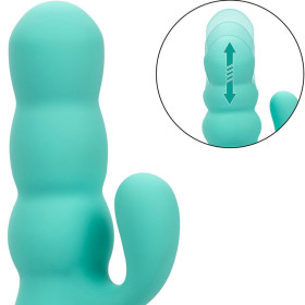 CALIFORNIA EXOTICS - VIBRATEUR DEL MAR DIVA RABBIR AQUA GREEN PAR CALIFORNIA DREAMING