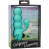 CALIFORNIA EXOTICS - VIBRATEUR DEL MAR DIVA RABBIR AQUA GREEN PAR CALIFORNIA DREAMING