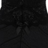 SUBBLIME - TISSU TULLE BABYDOLL AVEC DENTELLE ET DÉTAIL FLEUR NOIR L/XL