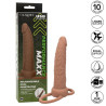 CALIFORNIA EXOTICS - PERFORMANCE MAXX RECHARGEABLE DOUBLE PÉNÉTRATEUR PEAU BRUN