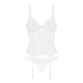 Alissium corset et string - Blancs