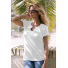 T-shirt manches courtes Guipur Admas