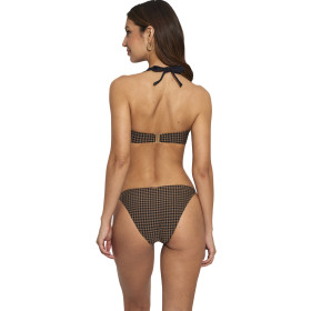 Bas maillot slip de bain taille basse à nouettes Corfu