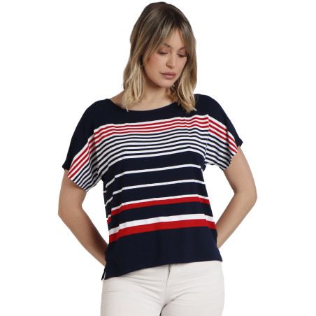 T-shirt manches courtes Navy Admas