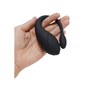 stimulateur pour couple USB avec télécommande en silicone médical  - BQ125BLK