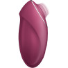 SATISFYER - TAP & CLIMAX 1 VIBRATEUR LAY-ON ROUGE