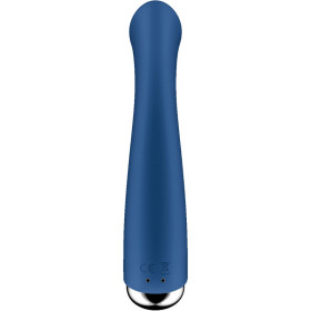 SATISFYER - SPINNING G-SPORT 1 VIBRATEUR ROTATOR BLEU