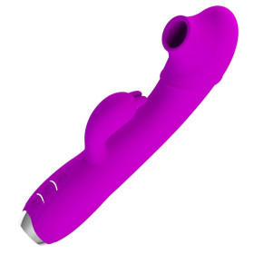 PRETTY LOVE - VIBRATEUR SUCKER RECHARGEABLE REGINA VIOLET