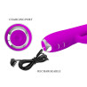 PRETTY LOVE - VIBRATEUR LAPIN RECHARGEABLE GLORIA IMPERMÉABLE