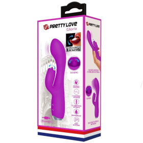 PRETTY LOVE - VIBRATEUR LAPIN RECHARGEABLE GLORIA IMPERMÉABLE