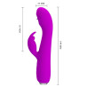 PRETTY LOVE - VIBRATEUR RECHARGEABLE RACHEL AVEC VENTOUSE VIOLET