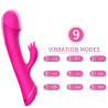 ARMONY - GODE VIBRATEUR LAPIN SILICONE FUCHSIA