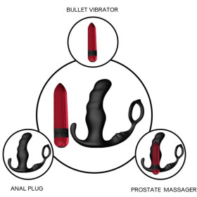 ARMONY - KNIGHT VIBRATEUR ANAL PROSTATE & ANNEAU TÉLÉCOMMANDE