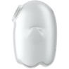 SATISFYER - GLOWING GHOST AIR PULSE & VIBRATEUR BLANC