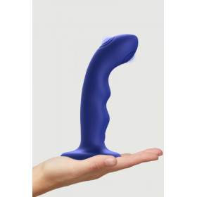 Vibro Tapping dildo wave bleu - Strap on Me