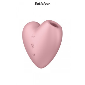 Double stimulateur Cutie Heart rose - Satisfyer