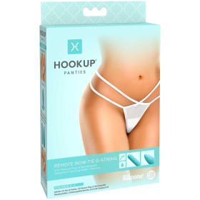 HOOK UP PANTIES - REMOTE BOW-TIE G-STRING SIZE S/L