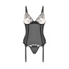 Vila blanes corset et string - Noirs