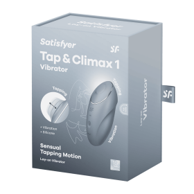 Tap and climax Satisfyer - Bleu/gris