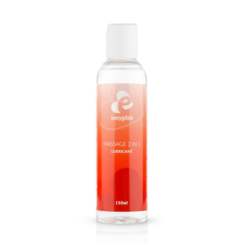 Lubrifiant et massage 2en 1 Easyglide à base d'eau - 150 ml