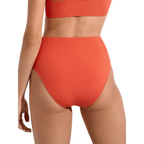 Bas maillot slip de bain asymétrique échancré taille haute