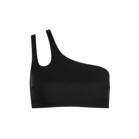 Haut maillot de bain brassière asymétrique sans armatures