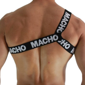 MACHO - HARNAIS ROMAIN BLANC L/XL