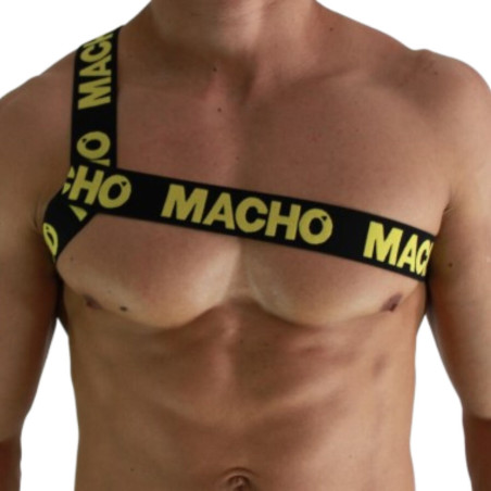 MACHO - HARNAIS ROMAIN JAUNE L/XL