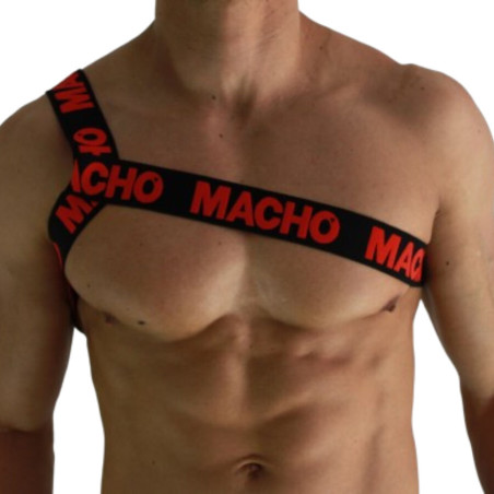 MACHO - HARNAIS ROMAIN ROUGE L/XL