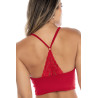 Pyjama 2 pièces rouge top et short - MAL7533RED