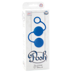 "POSH SILICONE "O" BALLS - BLUE"