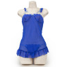 BABY DOLL HALF CUP COBALTO L