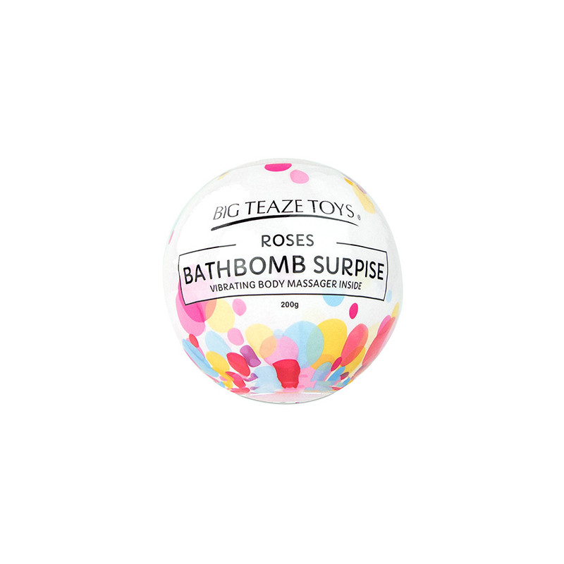 Bath Bomb Surprise w/ Vibrating Bullet Rose