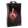 Bodystocking mangas Flor Negro XS