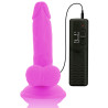 DIVERSIA - DILDO VIBRANT FLEXIBLE 17 CM - VIOLET