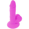 DIVERSIA - DILDO VIBRANT FLEXIBLE 17 CM - VIOLET