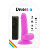 DIVERSIA - DILDO VIBRANT FLEXIBLE 17 CM - VIOLET