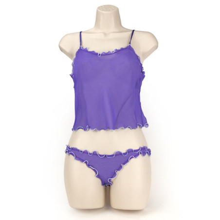 CAMI/THONG  TRIM GRAPE L