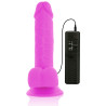 DIVERSIA - DILDO VIBRANT FLEXIBLE 20,5 CM - VIOLET