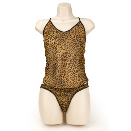 CAMI/THONG SET GLD L