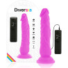 DIVERSIA - DILDO VIBRANT FLEXIBLE 21 CM - VIOLET