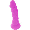 DIVERSIA - DILDO VIBRANT FLEXIBLE 21 CM - VIOLET