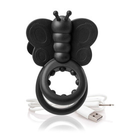 Charged Monarch Wearable Butterfly Vibe - Black