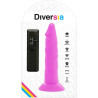 DIVERSIA - DILDO VIBRANT FLEXIBLE 23 CM - VIOLET